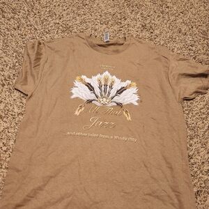 Gildan Brown Graphic T-Shirt